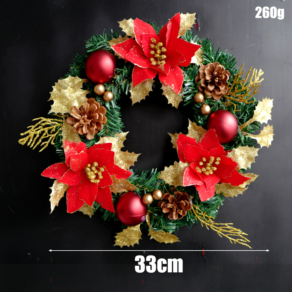 Christmas wreath made of PVC, 30 cm