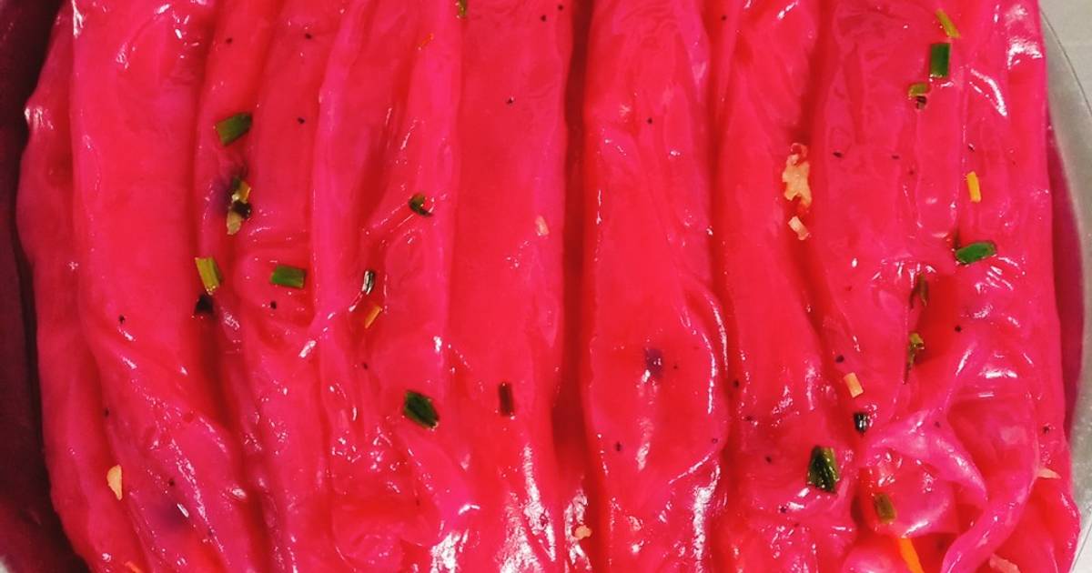 Bánh ướt thanh long có nhân