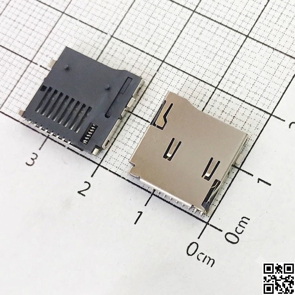 MiSD-PP-9P-V1 Khay Thẻ Nhớ MicroSD 9 Chân Push-Push