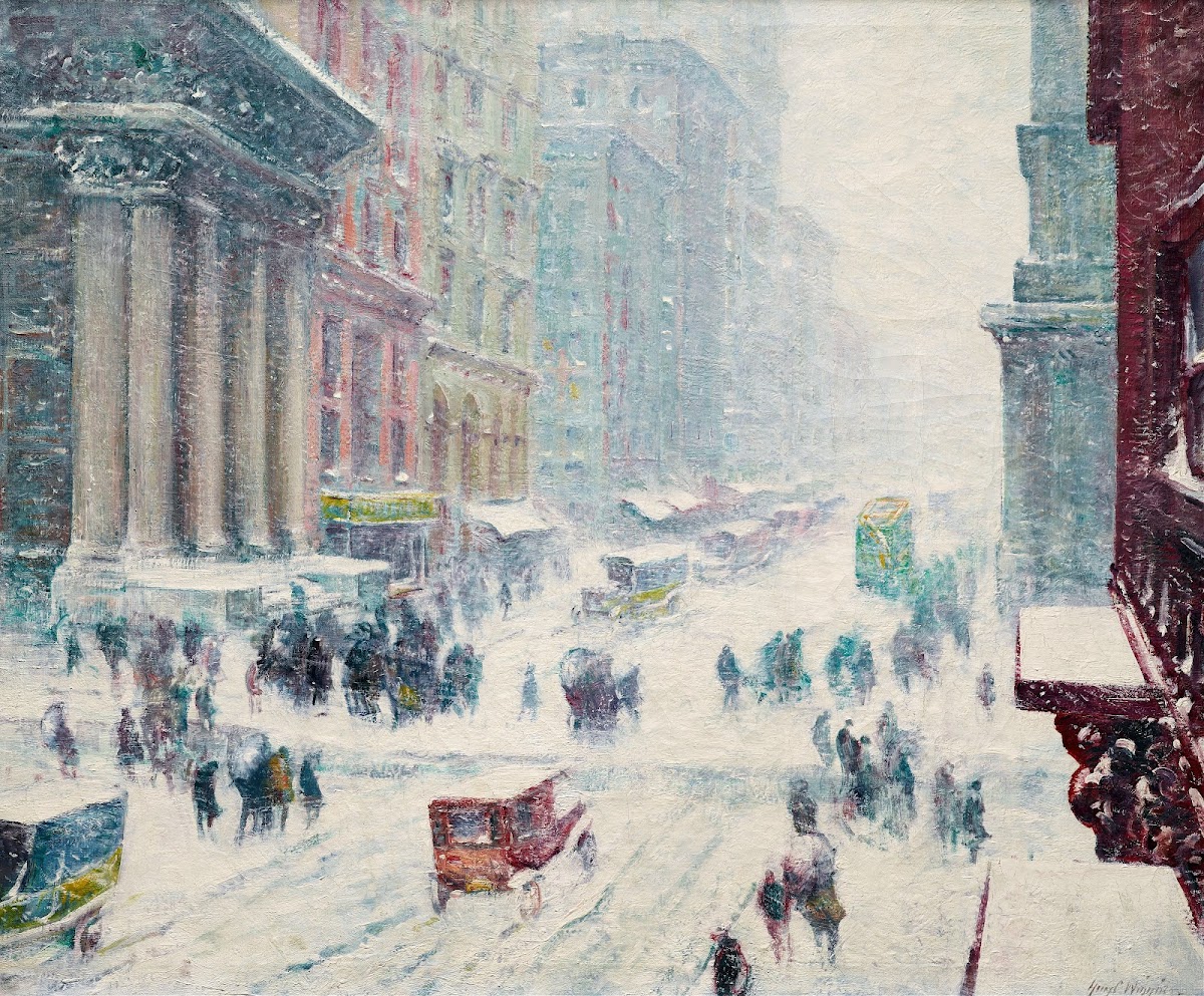 Fifth Avenue in Winter c 19111912