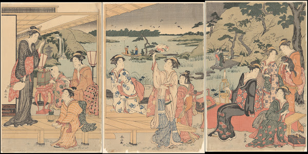 Firefly Hunting Party at Daimyo Garden 18th century