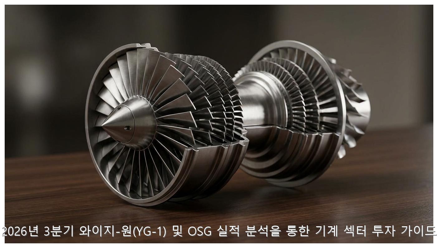 2026년 와이지-원·OSG 실적 분석 및 기계 섹터 투자 전략 핵심 안내 및 분석 인포그래픽 (5)