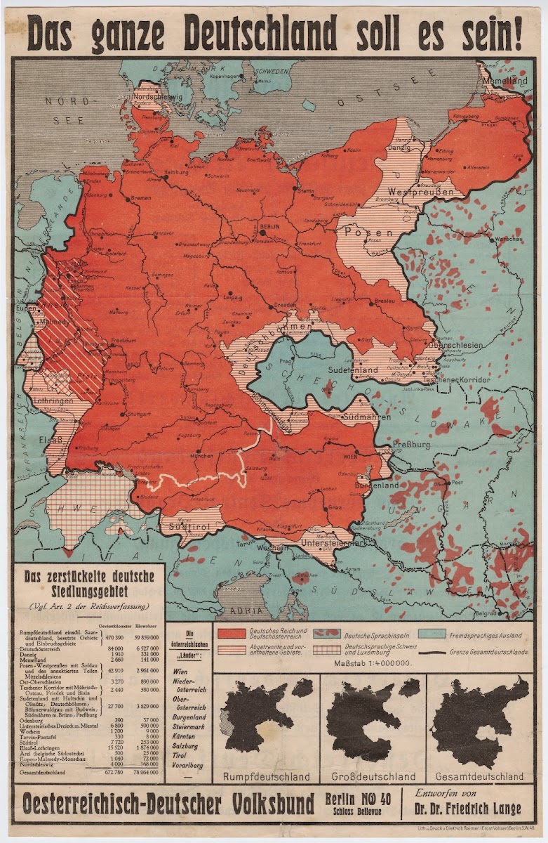 Das Ganze Deutschland Soll Es Sein It ShouldShall All Be Germany 1923
