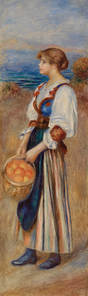 Girl with Basket of Oranges Marchande doranges c 1890