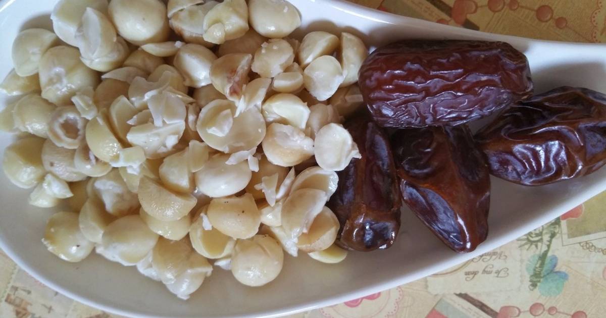 Sữa hạt Macadamia và Chà Là