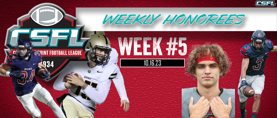 CSFL Week #5 Honorees