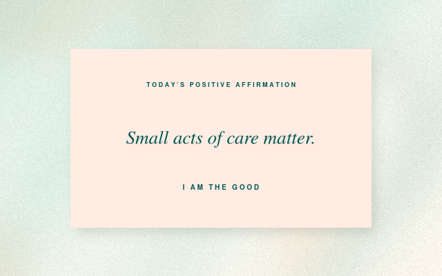 The Good Daily affirmation graphic for Wednesday, August 5, 2026