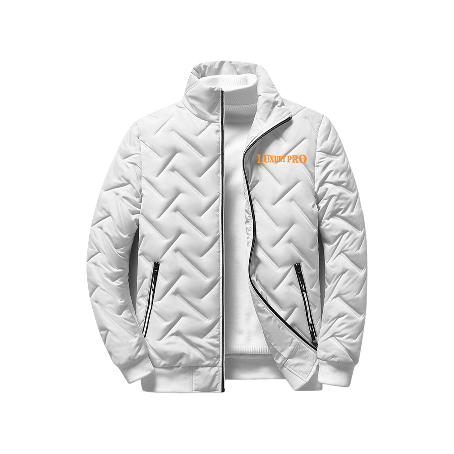2D baseball collar quilted jacket