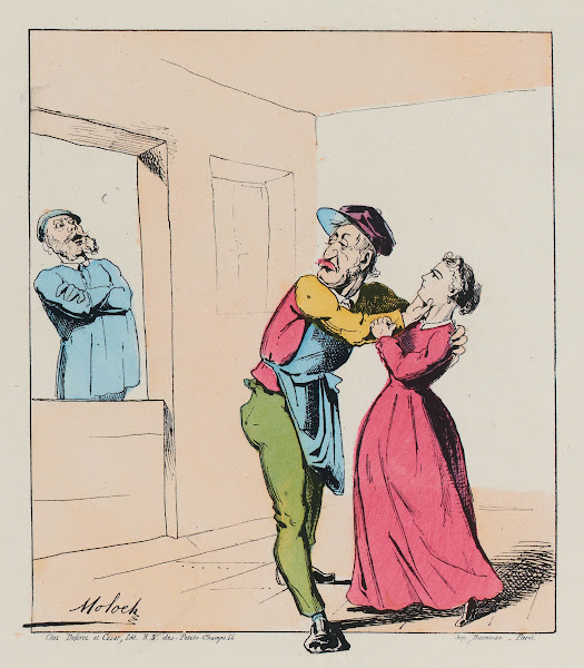Dites donc Msieu Muflencire nvous gênez pas embrassez ma femme pendant que vous