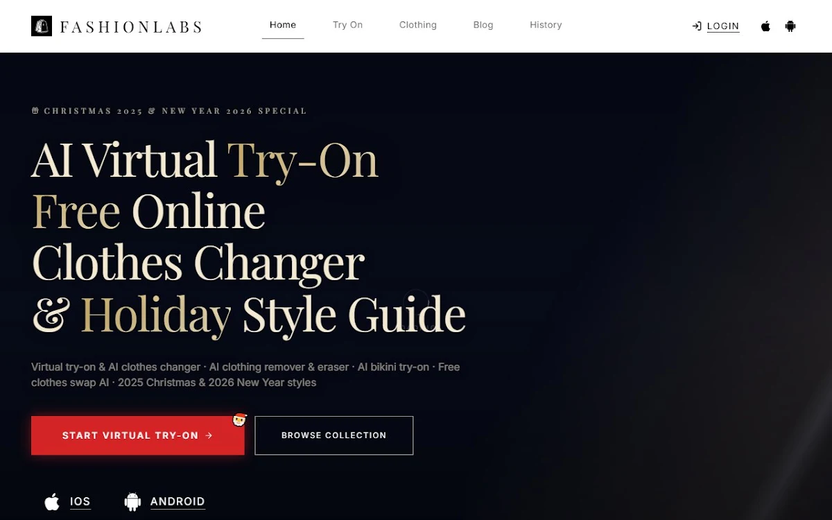 Captura de FashionLabs.AI