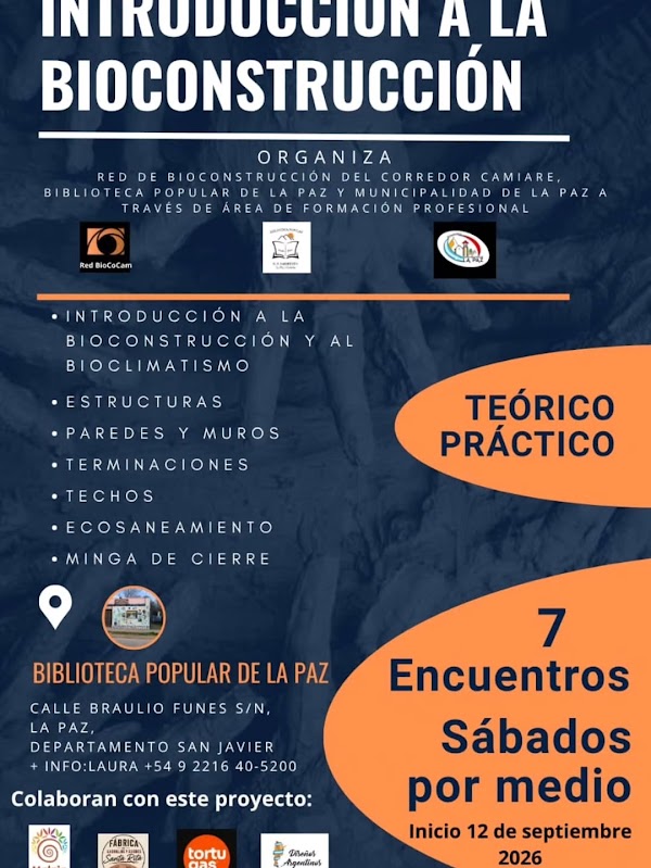 Formación en Introducción a la Bioconstrucción