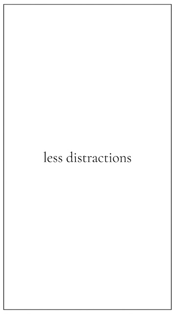 Ultra Minimalist Pure White Less Distractions Typography Background - Free mobile Wallpaper