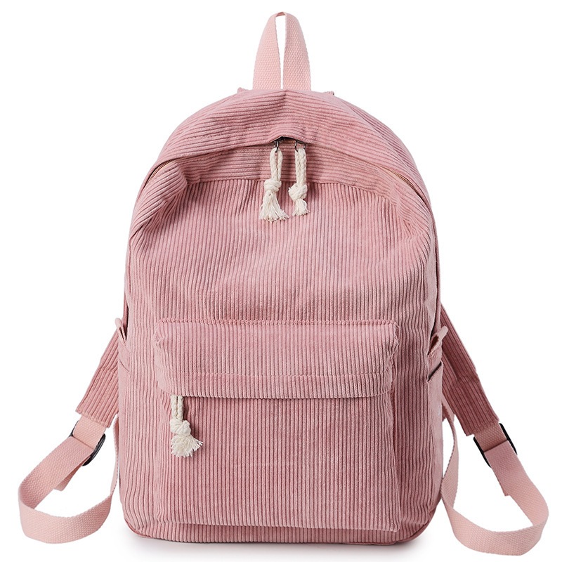 Corduroy backpack, 20–35 L, warming