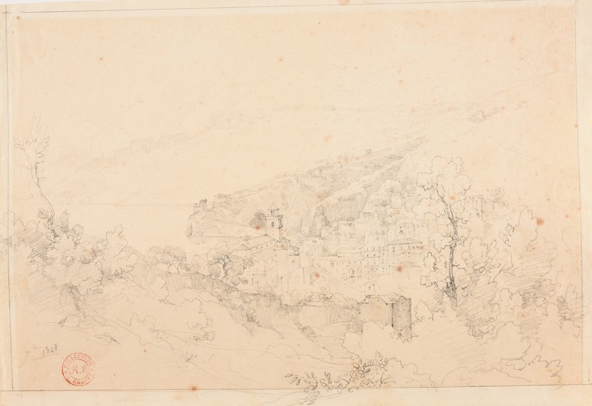 Vue dune ville indéterminée 1828