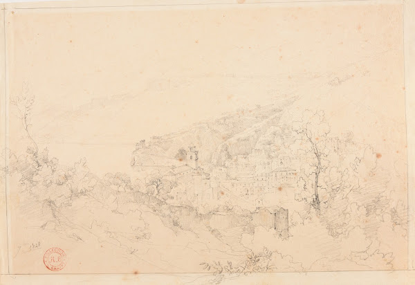 Vue dune ville indéterminée 1828