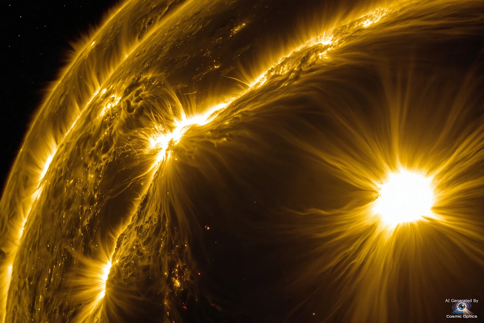 An authentic, extreme close-up macro photograph of the Sun's surface, captured by an extreme ultravi_00016