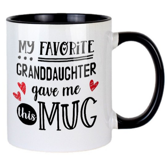 Keramik-Kaffeebecher mit Spruch, 301–400 ml