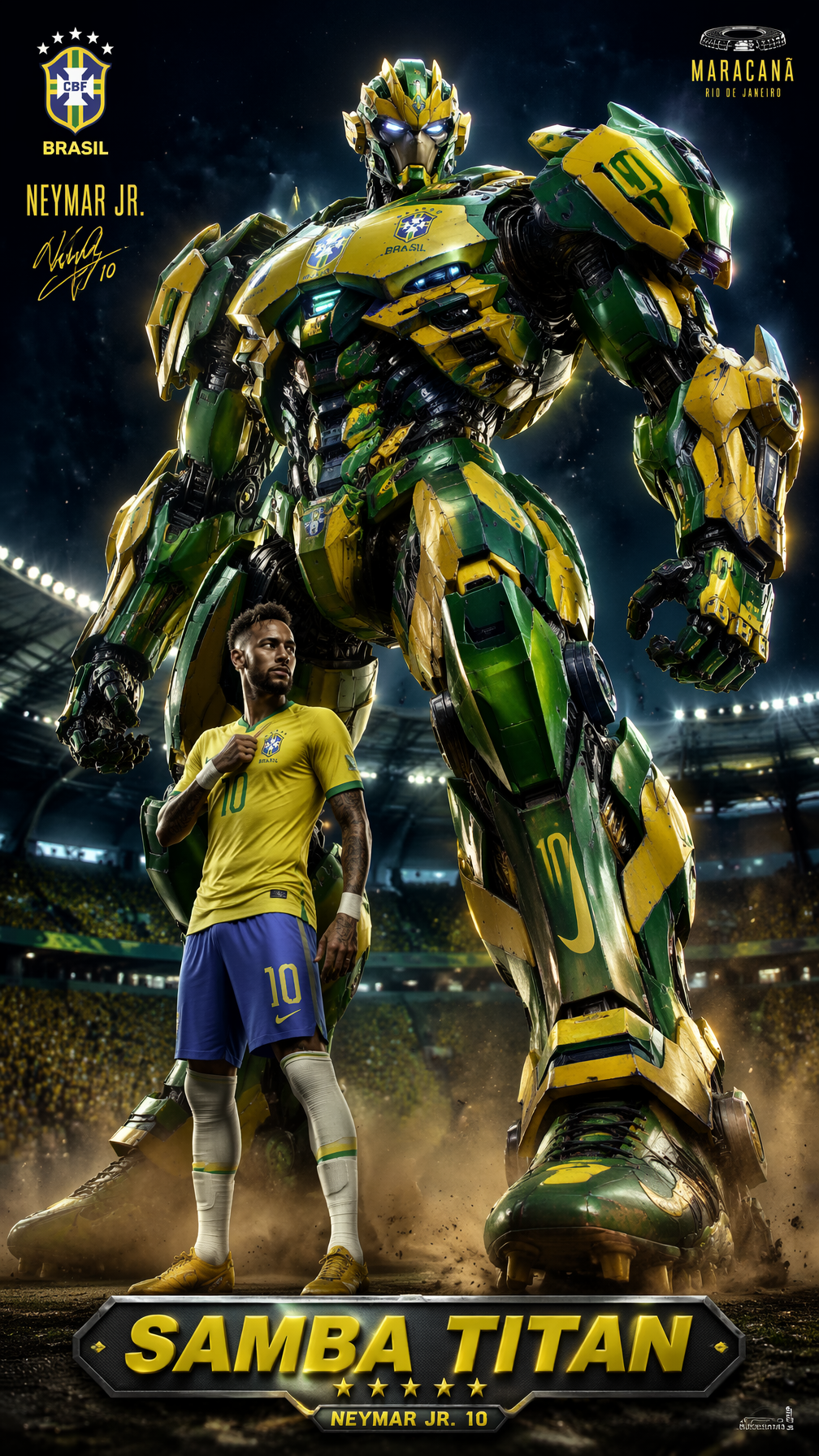 Brasil Neymar Jr. Samba Titan