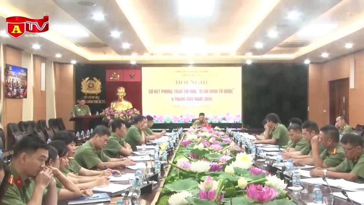 Cụm thi đua số 5, Công an Hà Nội sơ kết phong trào 'Vì an ninh Tổ quốc' 6 tháng đầu năm 2026 - Chuyên trang An Ninh Thủ Đô - Báo Công an nhân dân