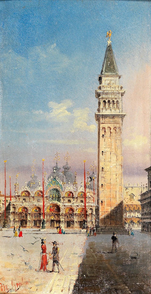 Venedig Blick auf den Markusdom