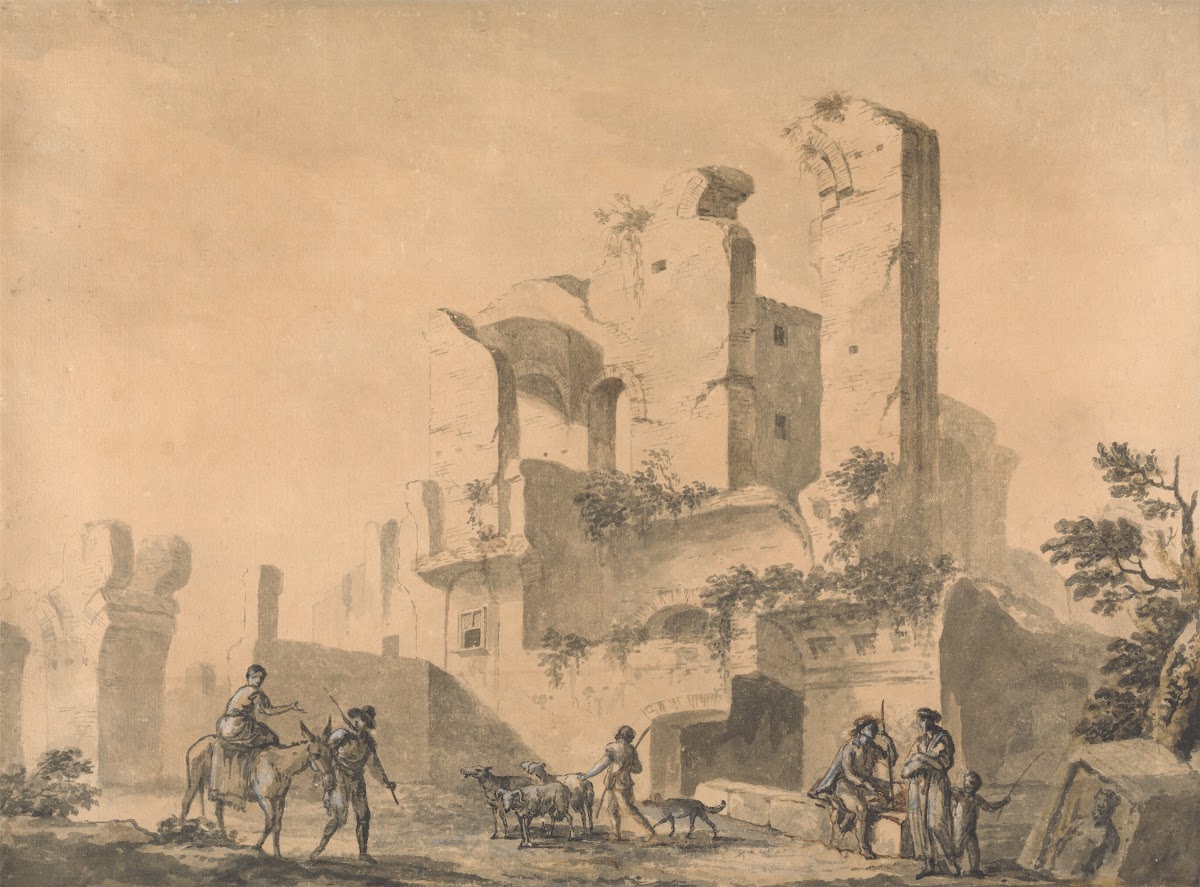 Ruins in Rome between 1768 and 1775