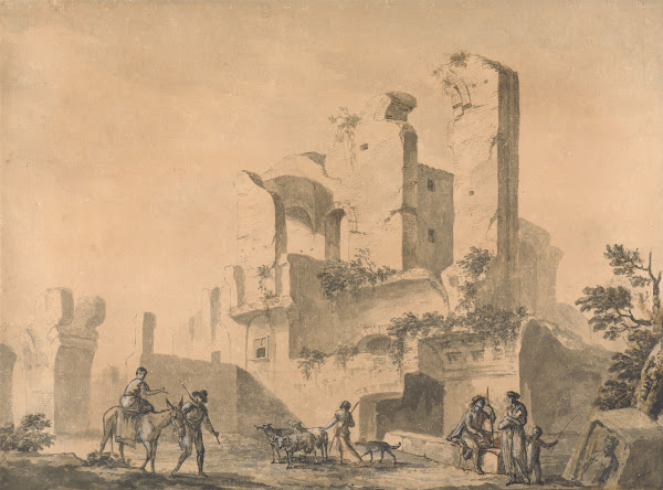 Ruins in Rome between 1768 and 1775