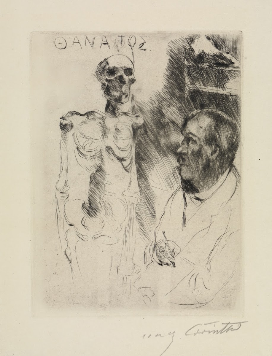Der Künstler und der Tod I 1916