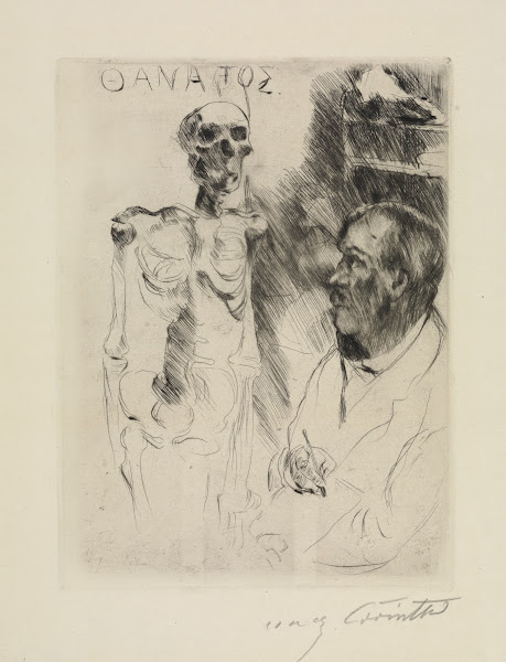 Der Künstler und der Tod I 1916