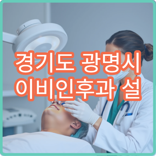 경기도 광명시 이비인후과 설 명절 진료 병원 설날 귀·코·목 증상 진료 가능 여부