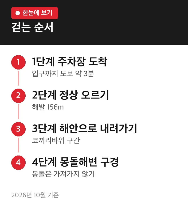 걷는 순서