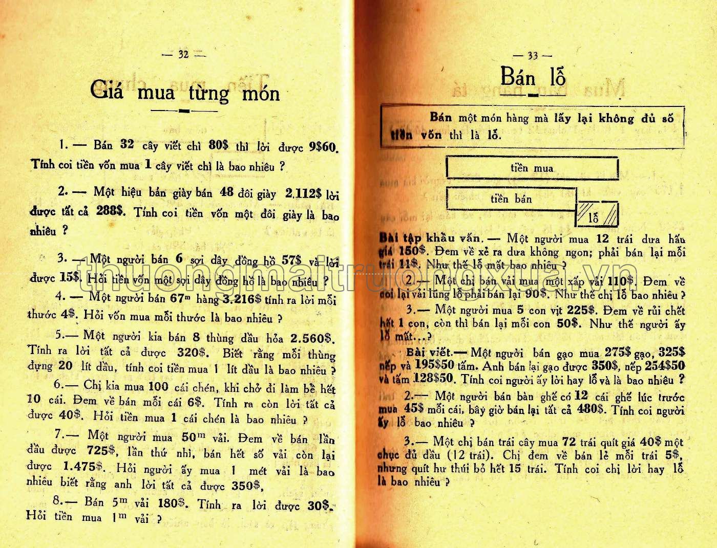 Toán đố lớp 3 (1958) - Trang 22