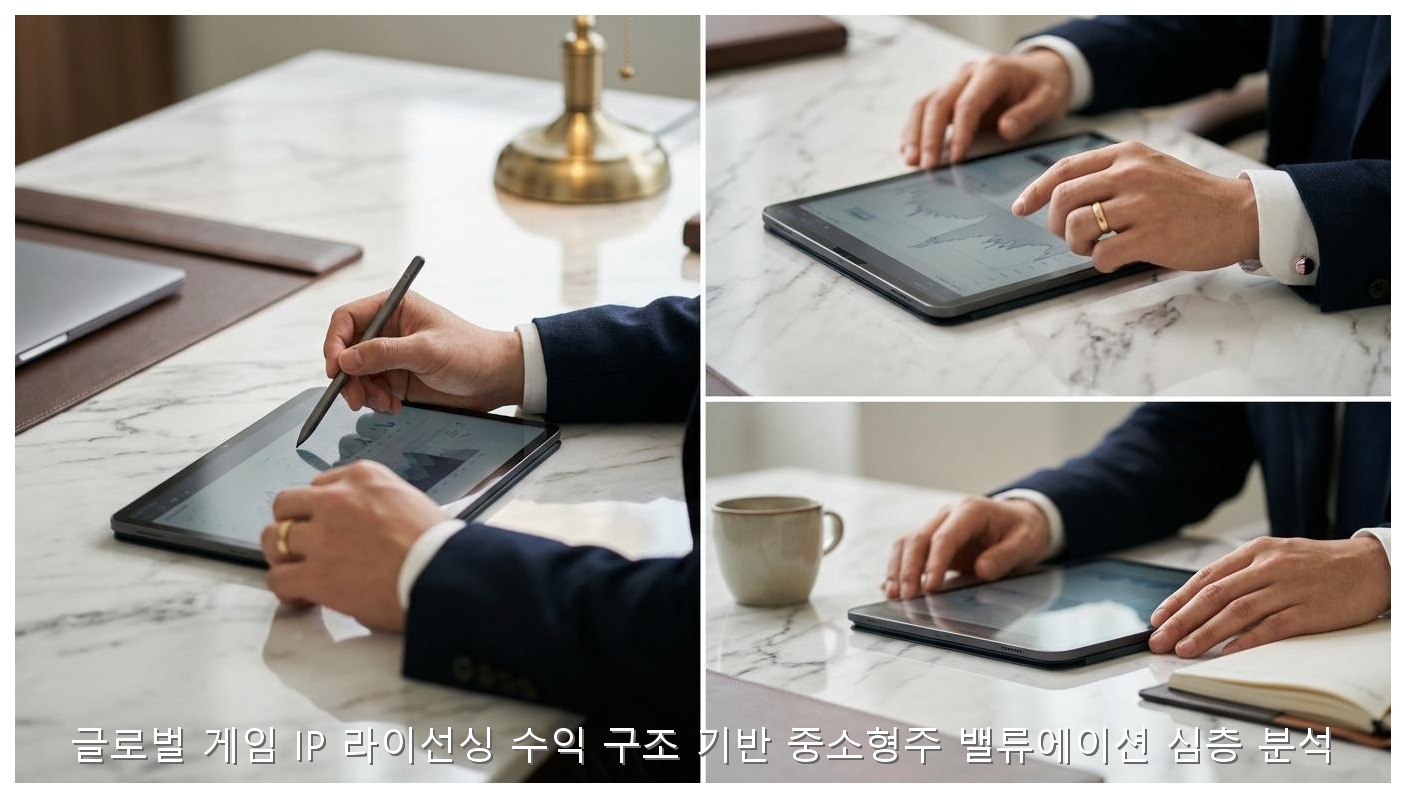 글로벌 게임 IP 라이선싱 수익 구조 기반 중소형주 밸류에이션 심층 분석 핵심 안내 및 분석 인포그래픽 (5)