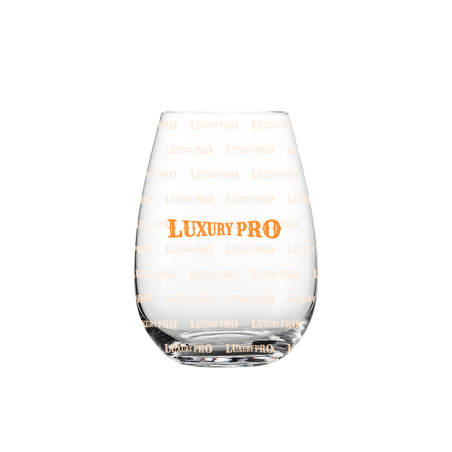 Crystal Sticker Eggshell Glass Cup