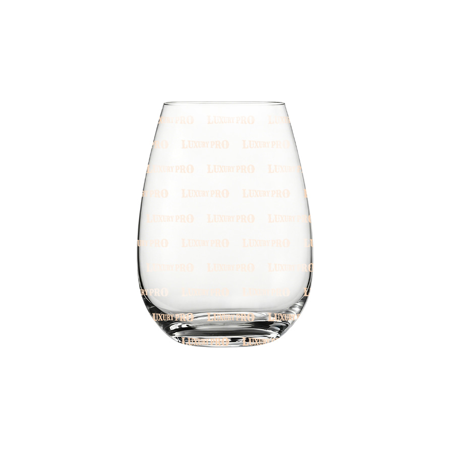 Crystal Sticker Eggshell Glass Cup