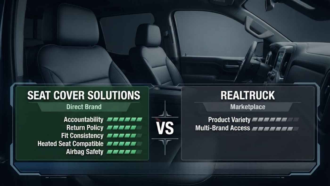 Seat Cover Solutions vs marketplace comparison
