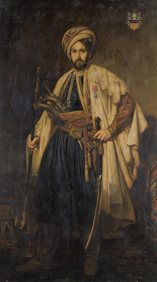 Portrait Of Baron ÉMile Edward De Wogan Of Rathcoffey