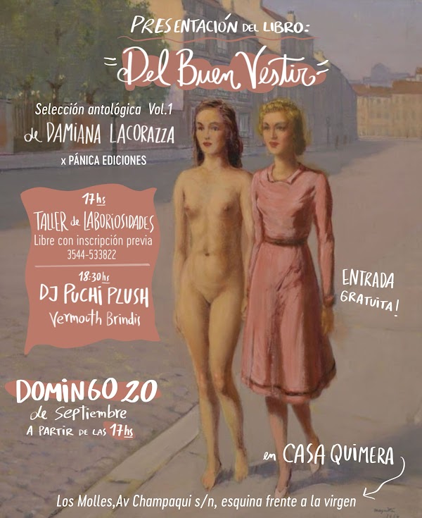 Presentación del libro Del Buen Vestir