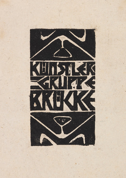 Titelvignette zum Programm der Künstlergruppe Brücke 1906