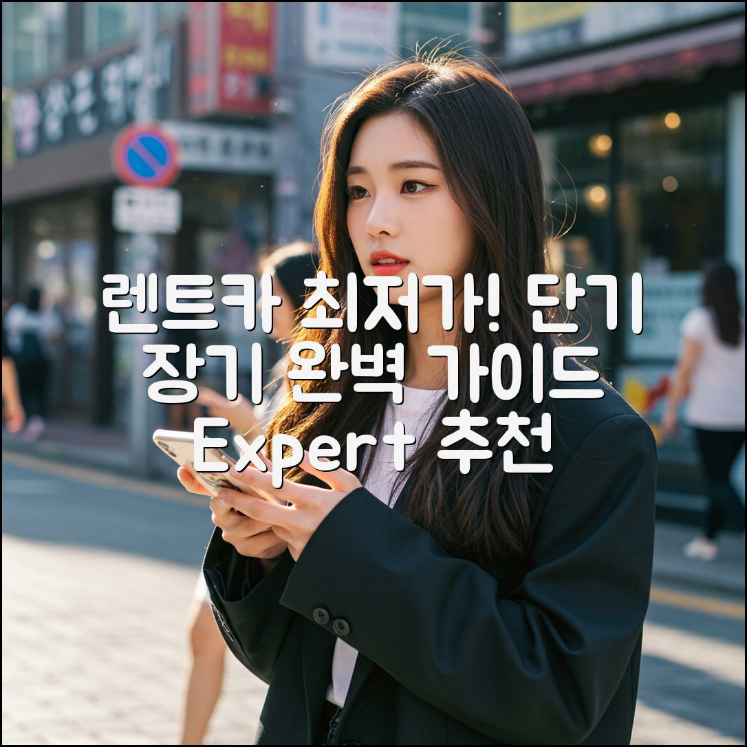 단기 및 장기 렌트카 최저가 완벽 가이드 - 전문가 추천