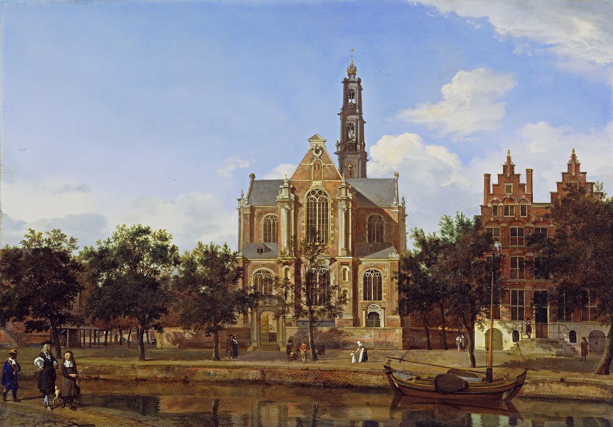 View of the Westerkerk Amsterdam c 1668   1672