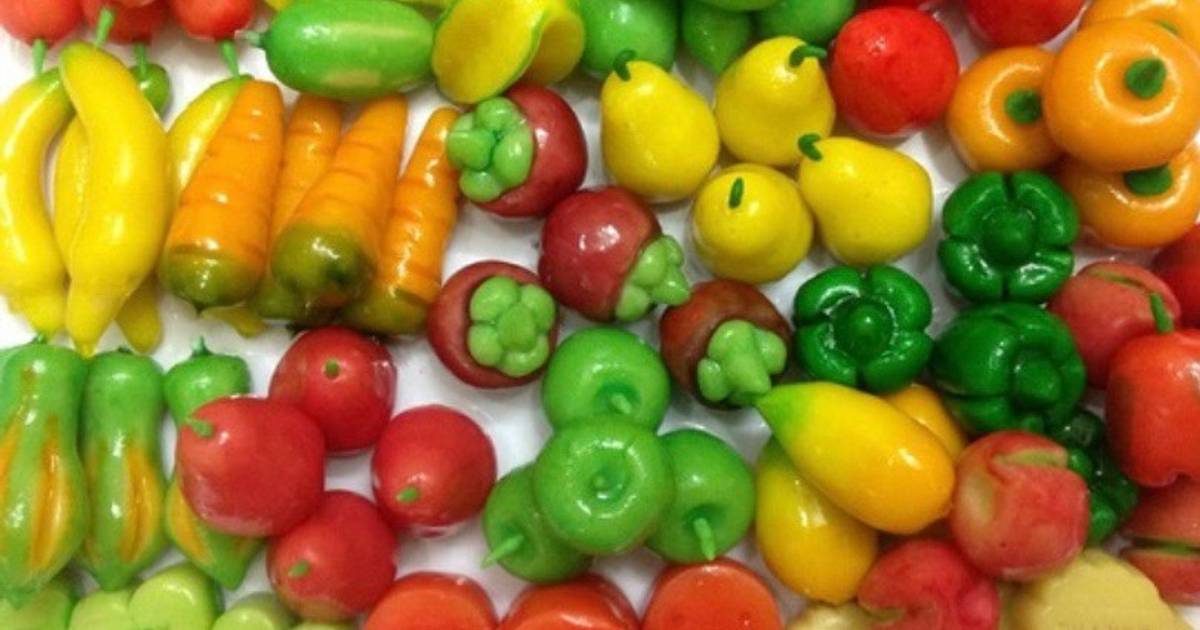 Bánh đậu xanh trái cây