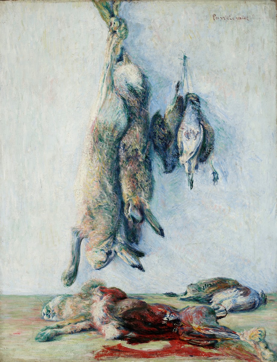 Hares and partridges Still life  hare 1891