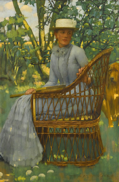 A Study Resting After The Game 1889