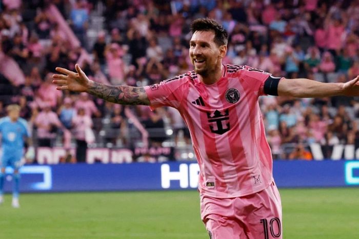 Messi ghi bàn trong ngày Inter Miami khai trương SVĐ mới - Đài Phát thanh và truyền hình Hà Nội