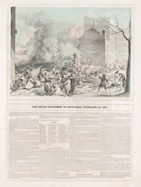 The Great Explosion In New York February 4th 1850 1850