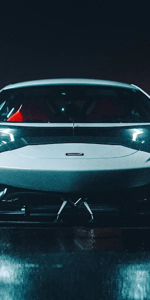 McLaren, Supercar, Automotive, Headlights 2K Wallpaper Background