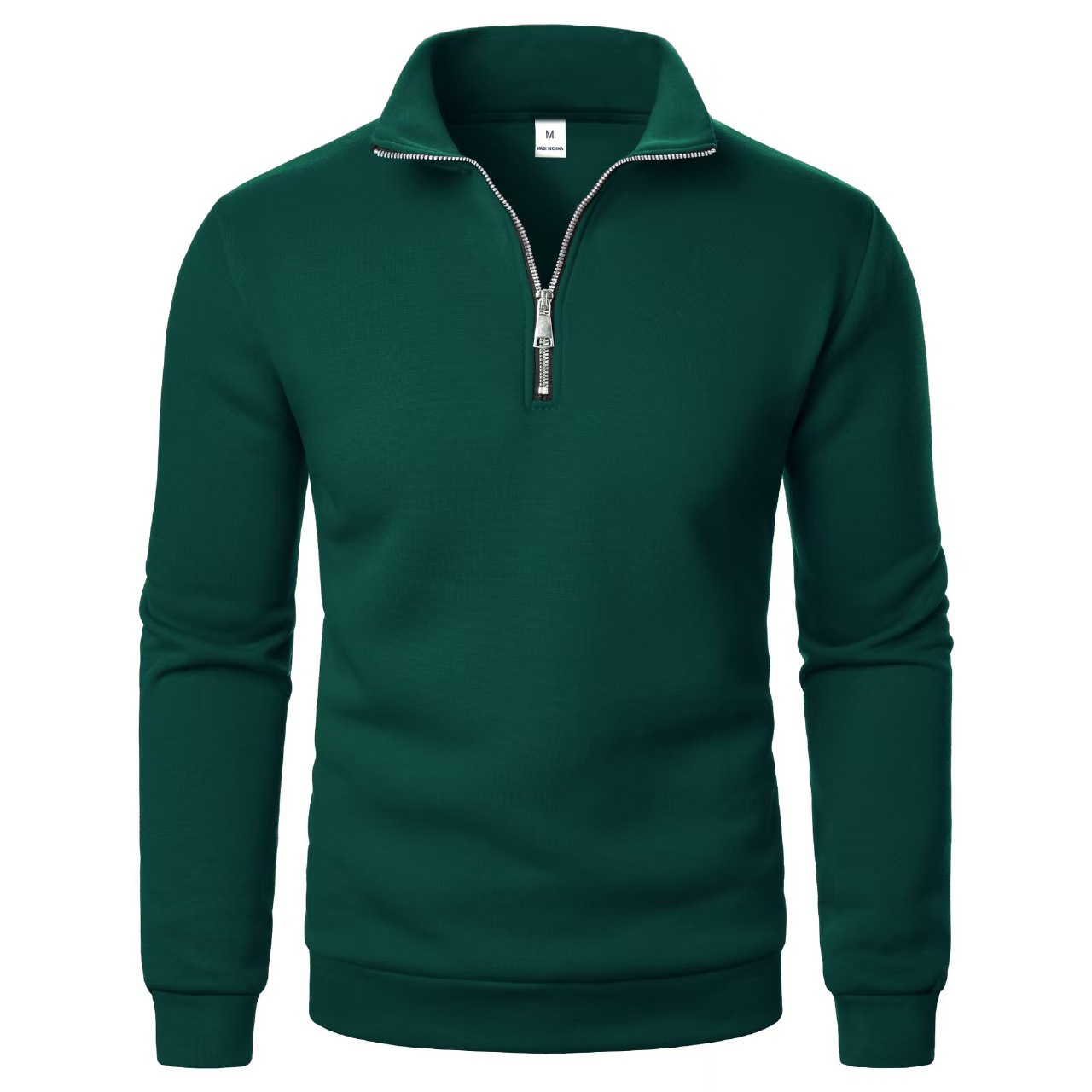 Locker geschnittenes Herren-Sweatshirt mit Reißverschluss