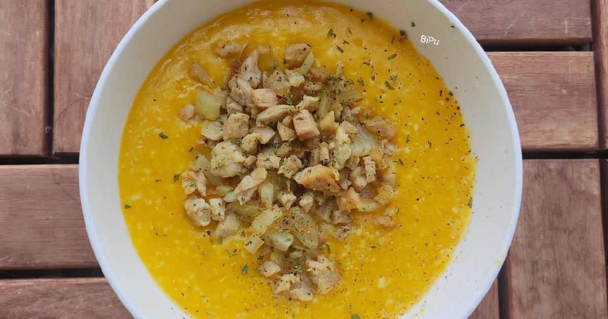 Cháo Yến mạch Bí đỏ Eat clean