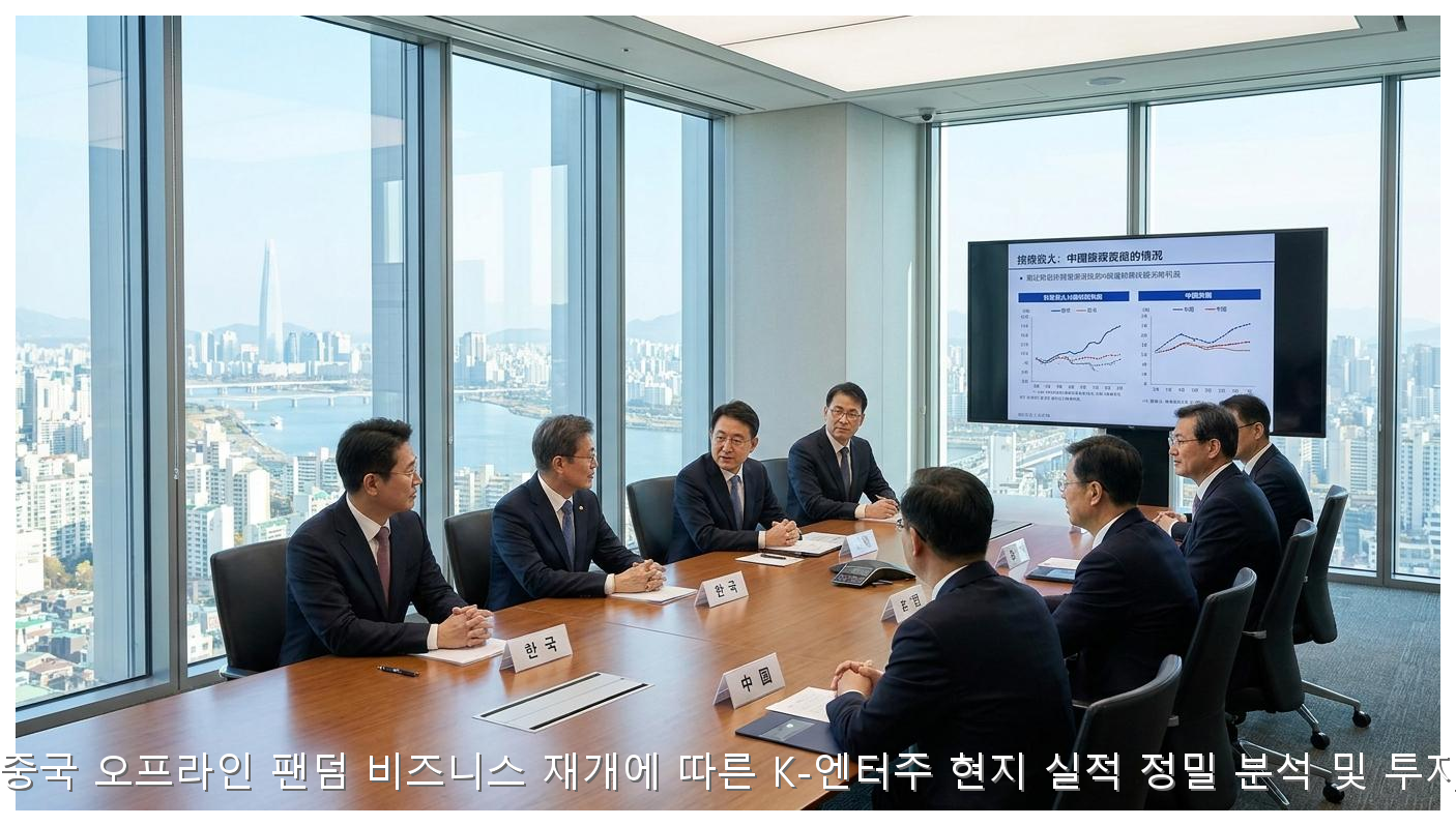 2026년 중국 오프라인 팬덤 비즈니스 재개에 따른 K-엔터주 현지 실적 정밀 분석 및 투자 가이드 핵심 안내 및 분석 인포그래픽 (8)