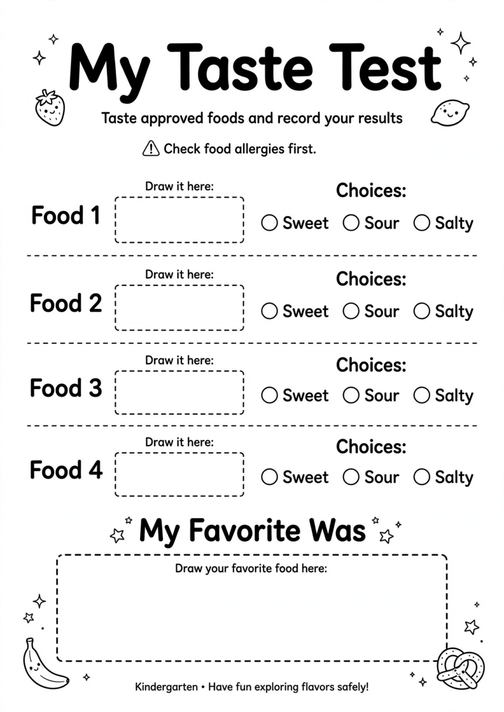 My Taste Test